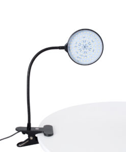 Alternative view of GloboStar® 79649 Grow Light Hydro Spectrum LED Φωτιστικό Ανάπτυξης Υδροπονικών Φυτών Γλάστρας με 1 Κινούμενη Κεφαλή & Βάση Clip SMD 2835 5W 160° DC 5V IP20 με Dimmer & Timer Εσωτερικού Χώρου για Κάλυψη Επιφάνειας 0.6m x 0.6m Πλήρους Φάσματος Φωτισμού