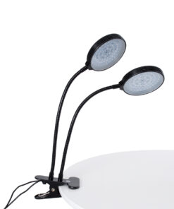 GLOBOSTAR® GROWME 79650 Φωτιστικό Ανάπτυξης Φυτών με Ενσωματωμένο Χειριστήριο LED 10W 300lm 120° DC 5V με USB 2.0 IP20 Πολύχρωμο Πλήρους Φάσματος Κόκκινο 660nm & Μπλε 450nm & UVIR 730nm Dimmable - Sanan SMD Chip - Μαύρο - Μ10 x Π30 x Υ36cm - 2 Χρόνια Εγγύηση 16 79650 4