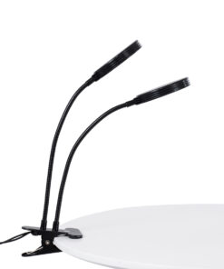 GloboStar® 79651 Grow Light Hydro Spectrum LED Φωτιστικό Ανάπτυξης Υδροπονικών Φυτών Γλάστρας με 2 Κινούμενες Κεφαλές & Βάση Clip SMD 2835 10W 160° DC 5V IP20 με Dimmer & Timer Εσωτερικού Χώρου για Κάλυψη Επιφάνειας 0.6m x 0.6m Πλήρους Φάσματος Φωτισμού 14 79651 5