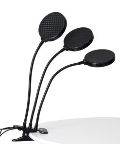 GloboStar® 79653 Grow Light Hydro Spectrum LED Φωτιστικό Ανάπτυξης Υδροπονικών Φυτών Γλάστρας με 3 Κινούμενες Κεφαλές & Βάση Clip SMD 2835 15W 160° DC 5V IP20 με Dimmer & Timer Εσωτερικού Χώρου για Κάλυψη Επιφάνειας 1m x 1m Πλήρους Φάσματος Φωτισμού 16 79653 6