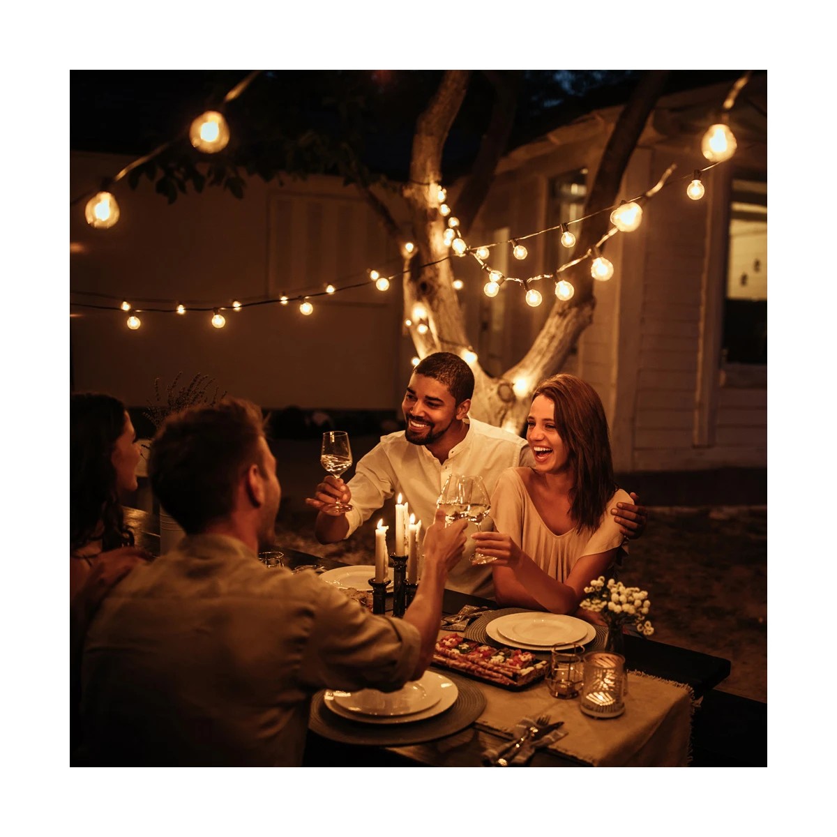 GLOBOSTAR® TWILIGHT 79668 Μοντέρνο Φωτιστικό Κήπου Γιρλάντα 10.5m με 30 Λάμπες & IR Ασύρματο Χειριστήριο LED 18W 1620lm 360° DC 3.7V με Ενσωματωμένο Φωτοβολταϊκό Panel 5.5V 3W & Επαναφορτιζόμενη Μπαταρία Li-ion 3.6V 2x18650 4400mAh Αδιάβροχο IP65 Θερμό Λευκό 2700Κ Dimmable - Sanan SMD Chip - Μαύρο & Διάφανο - Μ1050 x Π4 x Υ7cm - 2 Χρόνια Εγγύηση 12 GLOBOSTAR® TWILIGHT 79668 Μοντέρνο Φωτιστικό Κήπου Γιρλάντα 10.5m με 30 Λάμπες & IR Ασύρματο Χειριστήριο LED 18W 1620lm 360° DC 3.7V με Ενσωματωμένο Φωτοβολταϊκό Panel 5.5V 3W & Επαναφορτιζόμενη Μπαταρία Li-ion 3.6V 2x18650 4400mAh Αδιάβροχο IP65 Θερμό Λευκό 2700Κ Dimmable - Sanan SMD Chip - Μαύρο & Διάφανο - Μ1050 x Π4 x Υ7cm - 2 Χρόνια Εγγύηση - Image 11