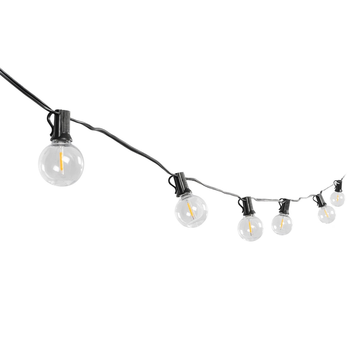 GLOBOSTAR® TWILIGHT 79668 Μοντέρνο Φωτιστικό Κήπου Γιρλάντα 10.5m με 30 Λάμπες & IR Ασύρματο Χειριστήριο LED 18W 1620lm 360° DC 3.7V με Ενσωματωμένο Φωτοβολταϊκό Panel 5.5V 3W & Επαναφορτιζόμενη Μπαταρία Li-ion 3.6V 2x18650 4400mAh Αδιάβροχο IP65 Θερμό Λευκό 2700Κ Dimmable - Sanan SMD Chip - Μαύρο & Διάφανο - Μ1050 x Π4 x Υ7cm - 2 Χρόνια Εγγύηση 2 GloboStar® GLOBOSTAR® TWILIGHT 79668 Μοντέρνο Φωτιστικό Κήπου Γιρλάντα 10.5m με 30 Λάμπες & IR Ασύρματο Χειριστήριο LED 18W 1620lm 360° DC 3.7V με Ενσωματωμένο Φωτοβολταϊκό Panel 5.5V 3W & Επαναφορτιζόμενη Μπαταρία Li-ion 3.6V 2x18650 4400mAh Αδιάβροχο IP65 Θερμό Λευκό 2700Κ Dimmable - Sanan SMD Chip - Μαύρο & Διάφανο - Μ1050 x Π4 x Υ7cm - 2 Χρόνια Εγγύηση