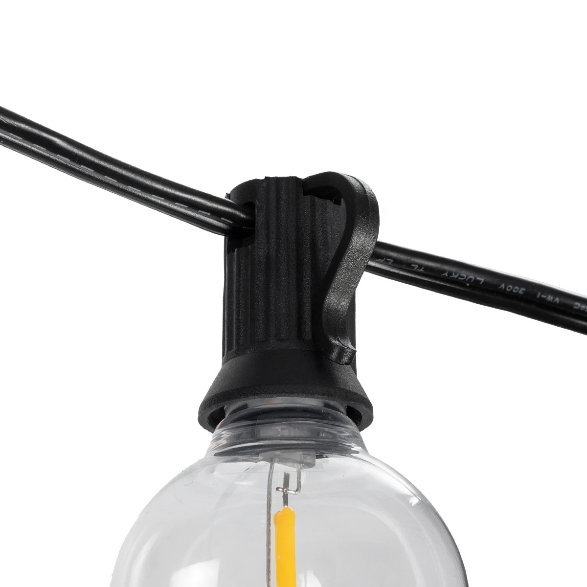 GLOBOSTAR® TWILIGHT 79668 Μοντέρνο Φωτιστικό Κήπου Γιρλάντα 10.5m με 30 Λάμπες & IR Ασύρματο Χειριστήριο LED 18W 1620lm 360° DC 3.7V με Ενσωματωμένο Φωτοβολταϊκό Panel 5.5V 3W & Επαναφορτιζόμενη Μπαταρία Li-ion 3.6V 2x18650 4400mAh Αδιάβροχο IP65 Θερμό Λευκό 2700Κ Dimmable - Sanan SMD Chip - Μαύρο & Διάφανο - Μ1050 x Π4 x Υ7cm - 2 Χρόνια Εγγύηση 7 GLOBOSTAR® TWILIGHT 79668 Μοντέρνο Φωτιστικό Κήπου Γιρλάντα 10.5m με 30 Λάμπες & IR Ασύρματο Χειριστήριο LED 18W 1620lm 360° DC 3.7V με Ενσωματωμένο Φωτοβολταϊκό Panel 5.5V 3W & Επαναφορτιζόμενη Μπαταρία Li-ion 3.6V 2x18650 4400mAh Αδιάβροχο IP65 Θερμό Λευκό 2700Κ Dimmable - Sanan SMD Chip - Μαύρο & Διάφανο - Μ1050 x Π4 x Υ7cm - 2 Χρόνια Εγγύηση - Image 6