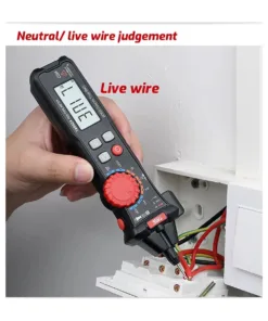 GloboStar® 79693 Ψηφιακό Φορητό Πολύμετρο TASI TA802A με Θήκη Προστασίας Μαύρο 37 79693 17