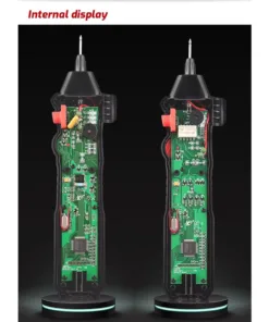 GloboStar® 79693 Ψηφιακό Φορητό Πολύμετρο TASI TA802A με Θήκη Προστασίας Μαύρο 39 79693 19