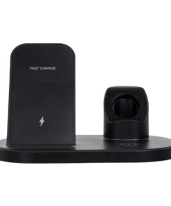 GloboStar® 79698 Επιτραπέζια Σταθερή Βάση Ασύρματης Φόρτισης Fast Charging για Κινητά - Earphones - Smart Watches 3 Καναλιών - 1 Channel 15W Max (Phone) - 2 Channel 3W (Airpod) - 3 Channel 2W (Watch) 11 79698 4