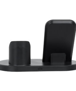 GloboStar® 79698 Επιτραπέζια Σταθερή Βάση Ασύρματης Φόρτισης Fast Charging για Κινητά - Earphones - Smart Watches 3 Καναλιών - 1 Channel 15W Max (Phone) - 2 Channel 3W (Airpod) - 3 Channel 2W (Watch) 12 79698 5