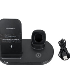 GloboStar® 79698 Επιτραπέζια Σταθερή Βάση Ασύρματης Φόρτισης Fast Charging για Κινητά - Earphones - Smart Watches 3 Καναλιών - 1 Channel 15W Max (Phone) - 2 Channel 3W (Airpod) - 3 Channel 2W (Watch) 13 79698 6