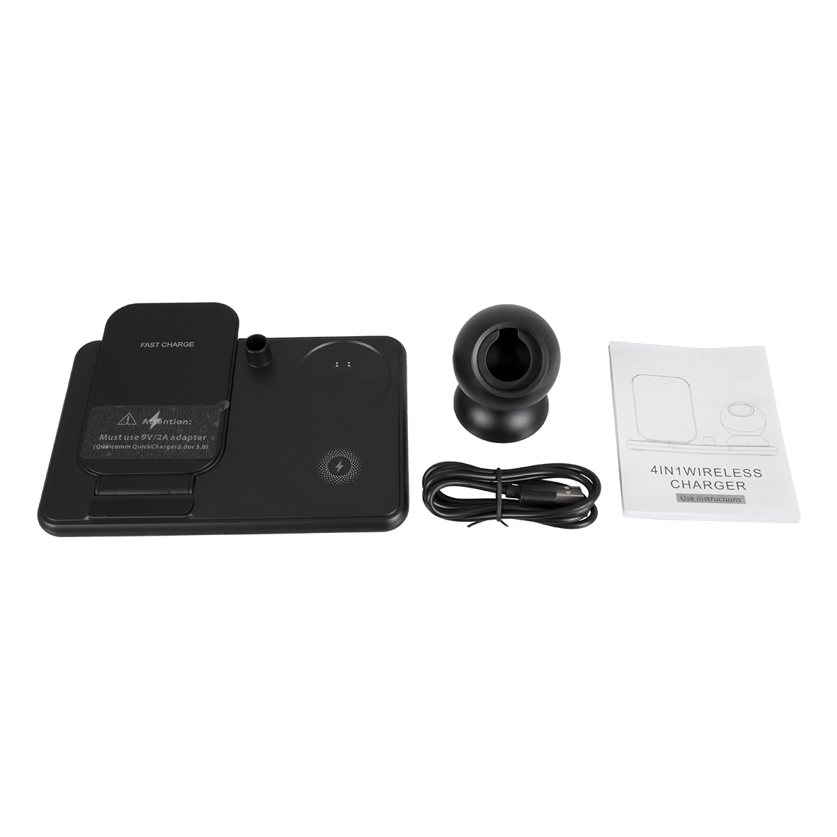 GloboStar® 79699 Επιτραπέζια Σταθερή Βάση Ασύρματης Φόρτισης Fast Charging για Κινητά - Earphones - Smart Watches - Pencil 4 Καναλιών - 1 Channel 15W Max (Phone) - 2 Channel 3W (Airpod) - 3 Channel 2W (Watch) - 4 Channel 2W (Pencil) 6 GloboStar® 79699 Επιτραπέζια Σταθερή Βάση Ασύρματης Φόρτισης Fast Charging για Κινητά - Earphones - Smart Watches - Pencil 4 Καναλιών - 1 Channel 15W Max (Phone) - 2 Channel 3W (Airpod) - 3 Channel 2W (Watch) - 4 Channel 2W (Pencil) - Image 5