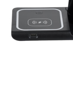 GloboStar® 79707 Επιτραπέζια Σταθερή Βάση Ασύρματης Φόρτισης Fast Charging για Κινητά - Earphones - Smart Watches 15W Max - Μαύρο 16 79707 6