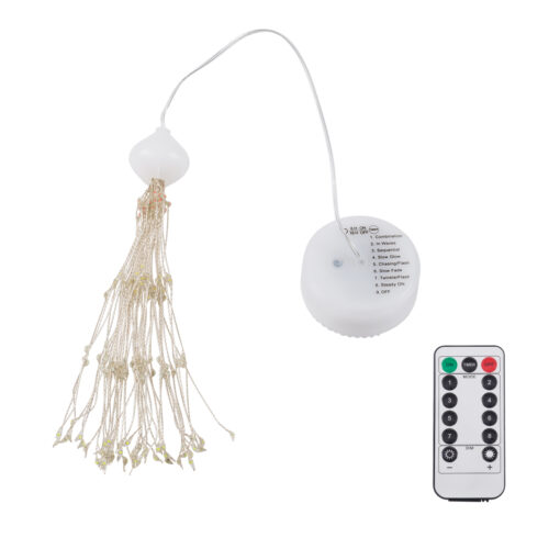 GloboStar® GloboStar® 79797 Διακοσμητική Γιρλάντα Μπαταρίας (3xAAA Δεν Περιλαμβάνονται) 200 LED 3 Watt και Ασύρματο Χειριστήριο 8 Προγραμμάτων Φωτισμού Dimmable Πολύχρωμο RGB