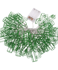 Alternative view of 79802 Διακοσμητική Γιρλάντα Green Cactus 6 Μέτρα με Διακόπτη On/Off - 40 LED 4W με Μπαταρίες 3xAA & Διάφανο Καλώδιο IP20 Ψυχρό Λευκό 6000K Μ6m