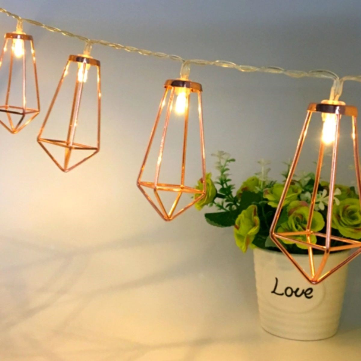 79804 Διακοσμητική Γιρλάντα Bronze Cone 3 Μέτρα με Διακόπτη On/Off - 20 LED 2W με Μπαταρίες 2xAA & Διάφανο Καλώδιο IP20 Θερμό Λευκό 2700K Μ3m 7 79804 Διακοσμητική Γιρλάντα Bronze Cone 3 Μέτρα με Διακόπτη On/Off - 20 LED 2W με Μπαταρίες 2xAA & Διάφανο Καλώδιο IP20 Θερμό Λευκό 2700K Μ3m - Image 6