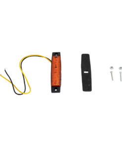 GloboStar® 79904 Πλευρικά Φώτα Όγκου Φορτηγών LED 6xSMD2835 DC 10-30V 1.5W 100lm IP66 Πορτοκαλί - Μ9.5 x W2 x H1.1cm 12 79904 5