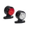 GloboStar® GLOBOSTAR® MARKER 79923 Φώτα Όγκου Οχημάτων LED 3W 200lm 90° DC 10-30V Αδιάβροχο IP65 Ψυχρό Λευκό 6000Κ & Κόκκινο - Μ8 x Π5 x Υ8cm - Πακέτο 2 Τεμαχίων - 1 Χρόνο Εγγύηση