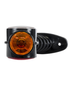 GloboStar® 79925 Ζευγάρι Πλευρικά Φώτα Όγκου Κέρατο Φορτηγών LED 6W DC 24V Λευκό - Κόκκινο - Πορτοκαλί - Αδιάβροχα IP66 - Μ5.5 x Π10 x Υ13cm - 2 Χρόνια Εγγύηση 12 79925 6