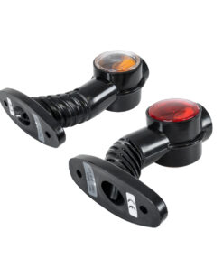 GloboStar® 79925 Ζευγάρι Πλευρικά Φώτα Όγκου Κέρατο Φορτηγών LED 6W DC 24V Λευκό - Κόκκινο - Πορτοκαλί - Αδιάβροχα IP66 - Μ5.5 x Π10 x Υ13cm - 2 Χρόνια Εγγύηση 13 79925 7