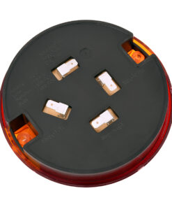 GloboStar® 79927 Πίσω Φανάρι Φορτηγού 20 LED DC 24V Στρογγυλό Universal Αδιάβροχο IP66 Κόκκινο - Πορτοκαλί 13 79927 6