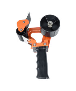 Alternative view of GloboStar® 79951 Επαγγελματική Μηχανή Ταινίας Συσκευασίας Χειρός DELI Μ16.5 x Π7.8 x Υ24cm - Πορτοκαλί & Μαύρο