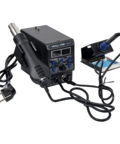 GloboStar® GLOBOSTAR® YIHUA-8786D 79972 Ψηφιακός Σταθμός Συγκόλλησης Θερμού Αέρα με Ψηφιακή Οθόνη & Κολλητήρι 1200W AC 220-240V IP20 - Μ15 x Π23.5 x Υ14cm - 2 Χρόνια Εγγύηση