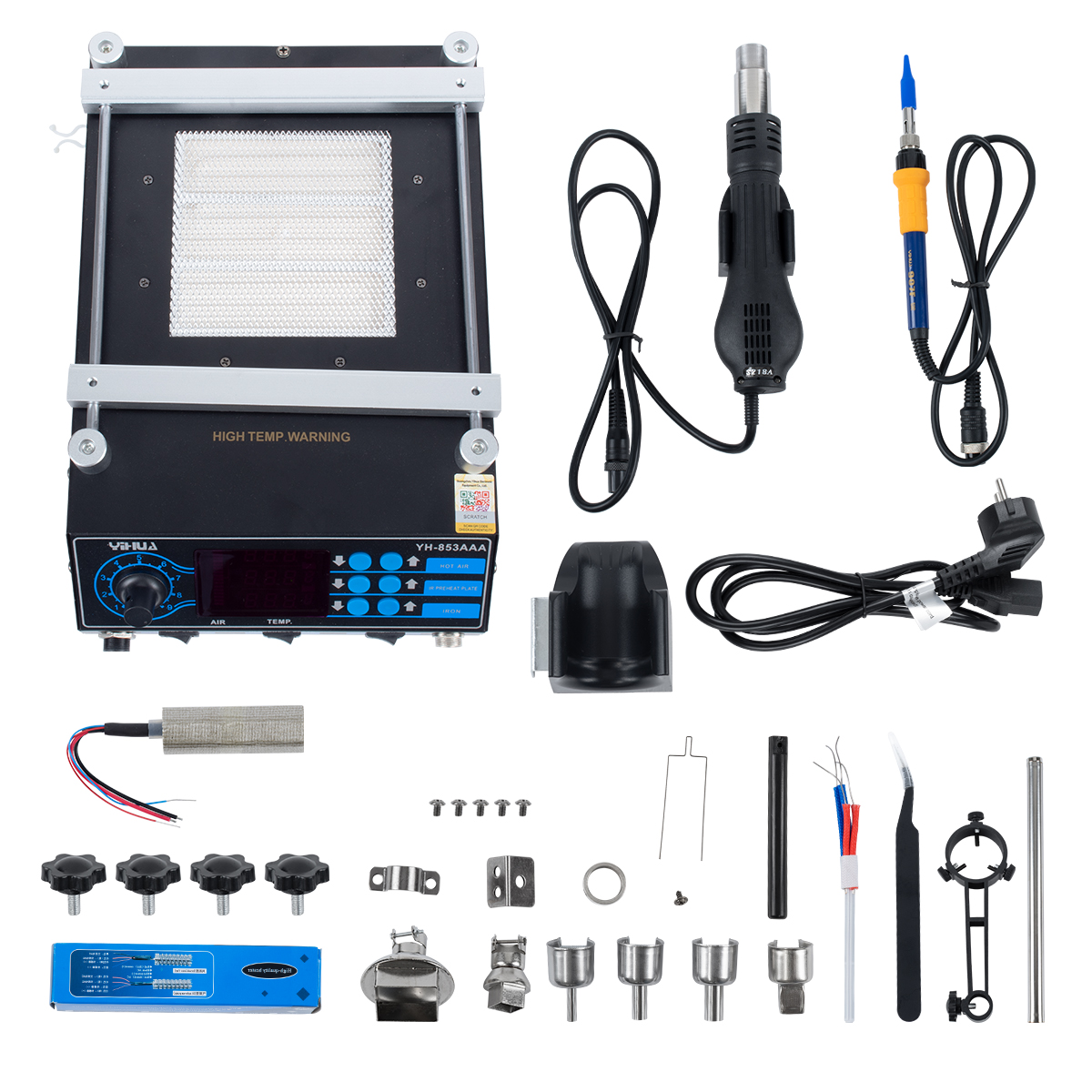 GloboStar® 79973 Ψηφιακός Σταθμός Συγκόλλησης 3in1 με Ψηφιακή Οθόνη - Κολλητήρι - Πιστόλι Θερμού Αέρα Hot Air Soldering Welding Gun - Φούρνος Πλακετών Solder Preheat Welding Oven PCB και PID Προγραμματιζόμενο Σύστημα Ελέγχου Θερμοκρασίας - 1200W 12 GloboStar® 79973 Ψηφιακός Σταθμός Συγκόλλησης 3in1 με Ψηφιακή Οθόνη - Κολλητήρι - Πιστόλι Θερμού Αέρα Hot Air Soldering Welding Gun - Φούρνος Πλακετών Solder Preheat Welding Oven PCB και PID Προγραμματιζόμενο Σύστημα Ελέγχου Θερμοκρασίας - 1200W - Image 10