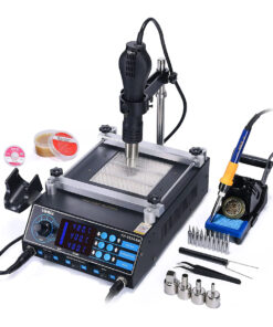 GloboStar® GloboStar® 79973 Ψηφιακός Σταθμός Συγκόλλησης 3in1 με Ψηφιακή Οθόνη - Κολλητήρι - Πιστόλι Θερμού Αέρα Hot Air Soldering Welding Gun - Φούρνος Πλακετών Solder Preheat Welding Oven PCB και PID Προγραμματιζόμενο Σύστημα Ελέγχου Θερμοκρασίας - 1200W