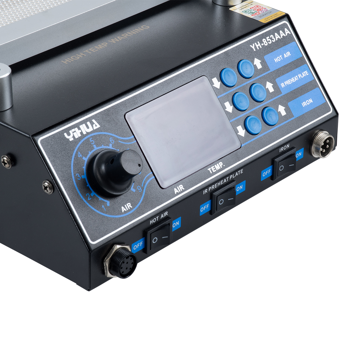 GloboStar® 79973 Ψηφιακός Σταθμός Συγκόλλησης 3in1 με Ψηφιακή Οθόνη - Κολλητήρι - Πιστόλι Θερμού Αέρα Hot Air Soldering Welding Gun - Φούρνος Πλακετών Solder Preheat Welding Oven PCB και PID Προγραμματιζόμενο Σύστημα Ελέγχου Θερμοκρασίας - 1200W 5 GloboStar® 79973 Ψηφιακός Σταθμός Συγκόλλησης 3in1 με Ψηφιακή Οθόνη - Κολλητήρι - Πιστόλι Θερμού Αέρα Hot Air Soldering Welding Gun - Φούρνος Πλακετών Solder Preheat Welding Oven PCB και PID Προγραμματιζόμενο Σύστημα Ελέγχου Θερμοκρασίας - 1200W - Image 3