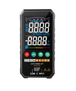 GloboStar® GloboStar® 79976 Ψηφιακό Φορητό Πολύμετρο Data Retantion True RMS Intelligent Automation AI Μπαταρίας 2 x AAA (Δεν Περιλαμβάνονται) με Οπίσθιο Φωτισμό Μετρητής Τάσης AC/DC - Θερμοκρασία - Αμπερόμετρο - Voltmeter - Καπασιτόμετρο - Ohm - Μαύρο