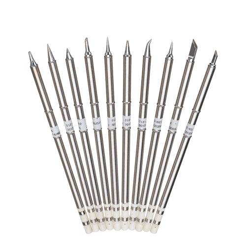 GloboStar® GloboStar® 79977 Drillpro T12 ΣΕΤ 10 Κεφαλών για Κολλητήρι - Σταθμού Συγκόλλησης Συμβατές με Μοντέλα  HAKKO FX951 & FX952 και για Άλλα Μοντέλα