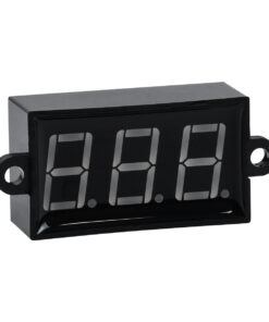 Alternative view of GloboStar® 79985 Όργανο Μέτρησης Τάσης Βολτόμετρο με Οθόνη LED Display DC 3.5 έως 30V Κόκκινο Μ5.5 x Π1.5 x Υ2.5cm