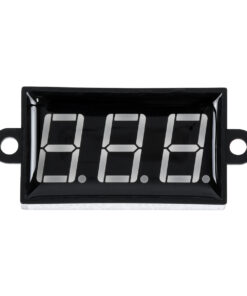 GloboStar® 79986 Όργανο Μέτρησης Τάσης Βολτόμετρο με Οθόνη LED Display DC 3.5 έως 30V Πράσινο Μ5.5 x Π1.5 x Υ2.5cm 9 79986 3