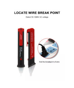 GloboStar 79991 Επαγγελματικός Ανιχνευτής Τάσης ΑC - Voltage Detector Χωρίς Επαφή 50-1000V με Φακό LED - Ένδειξη LED - Ένδειξη Ισχύος Σήματος - Εργαλείο Ηλεκτρολόγου 21 79991 10