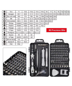 GloboStar® 79998 Επαγγελματικό Mini Σετ Εργαλείων 115 Εξαρτημάτων σε 1 DIY Tool Kit - Για Επισκευές iPhone,Samsung κλπ Κινητά Τηλέφωνα - PC - Laptop - Xbox - Ρολογιών - Οπτικά - Γυαλιά και Γενικών Μικρόεπισκευών Λεπτομέρειας με Μαγνητικό Κατσαβίδι 11 79998 3