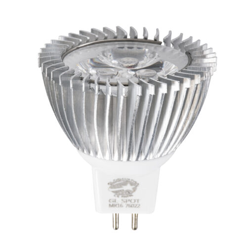 GloboStar® GLOBOSTAR® TRIBOO 76022 Σποτ GU5.3 MR16 LED 3W 260lm 30° DC 12V IP20 Θερμό Λευκό 2700K - Μ5 x Π5 x Υ5.2cm - 3 Χρόνια Εγγύηση