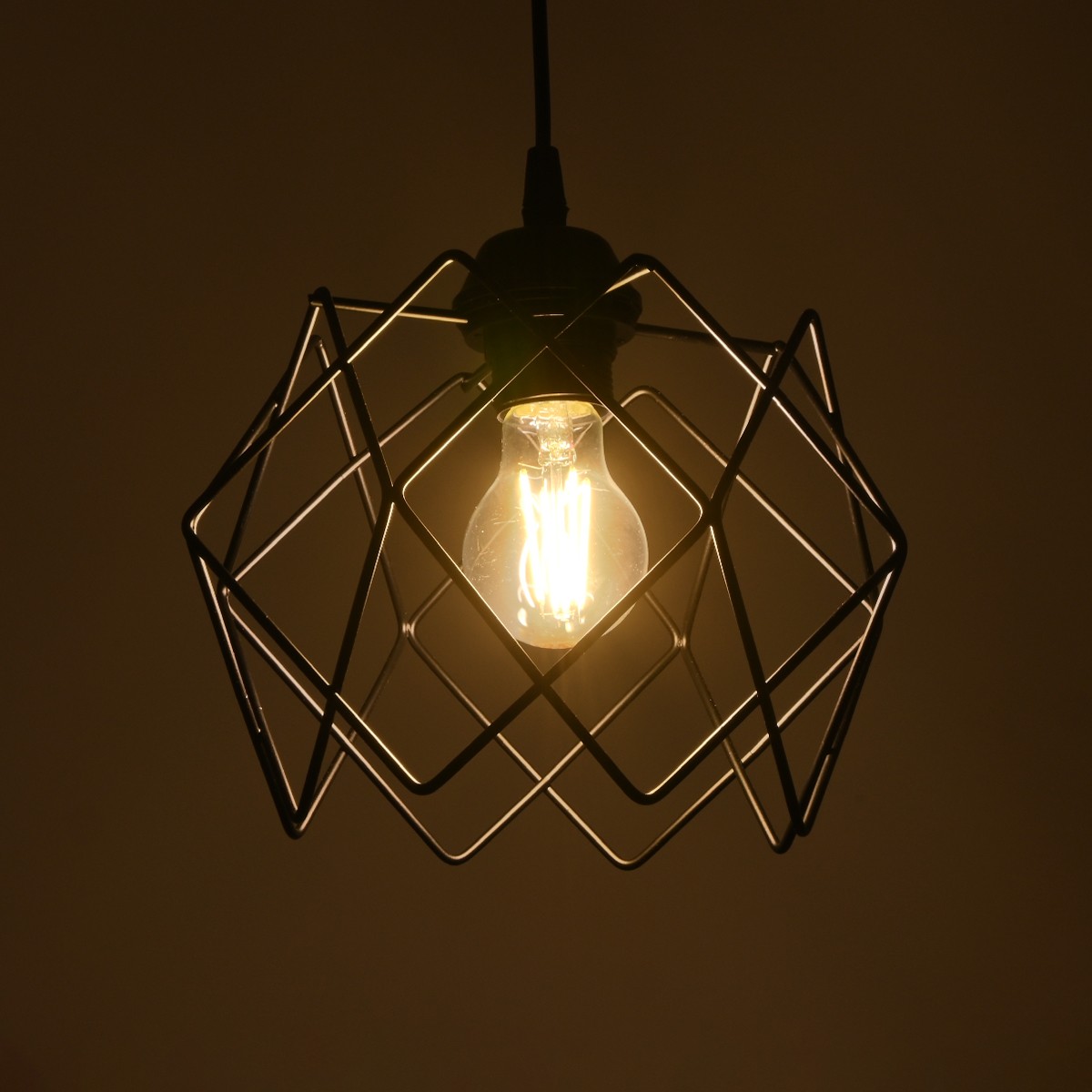 GLOBOSTAR® SOLON 201-0059 Μοντέρνο Κρεμαστό Φωτιστικό Οροφής με Ντουί 1 x E27 AC 220-240V IP20 - Μαύρο - Μ24 x Π24 x Υ23cm 3 GLOBOSTAR® SOLON 201-0059 Μοντέρνο Κρεμαστό Φωτιστικό Οροφής με Ντουί 1 x E27 AC 220-240V IP20 - Μαύρο - Μ24 x Π24 x Υ23cm - Image 2