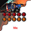 GloboStar® 85308 Πακέτο 10 Τεμάχια Φώτα Όγκου για Φορτηγά BULLET PIN LED SMD 5730 1W / Τεμ. 100lm DC 24V Αδιάβροχα IP65 5x Κόκκινα - 5x Πορτοκαλί 2 GloboStar® GloboStar® 85308 Πακέτο 10 Τεμάχια Φώτα Όγκου για Φορτηγά BULLET PIN LED SMD 5730 1W / Τεμ. 100lm DC 24V Αδιάβροχα IP65 5x Κόκκινα - 5x Πορτοκαλί