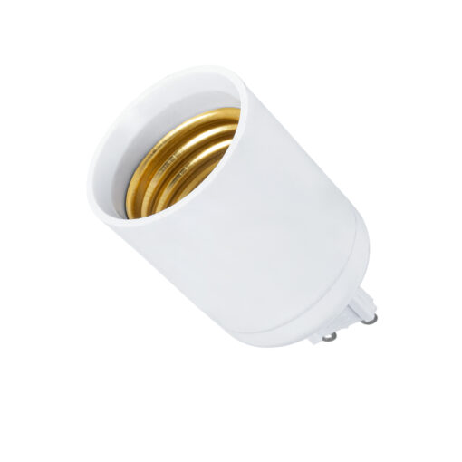 GloboStar® GloboStar® 78968 Πλαστικός Αντάπτορας Μετατροπέας από 1xG9 Ντουί σε 1xE27 Ντουί Λευκό Φ3.4 x Υ6cm