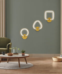 GloboStar® ELIZA 61344 Φωτιστικό Τοίχου - Απλίκα Design LED CCT 8W 960lm 360° AC 220-240V - Εναλλαγή Φωτισμού μέσω Διακόπτη On/Off All In One Ψυχρό 6000k+Φυσικό 4500k+Θερμό 2700k Μ22 x Π5 x Υ28.5cm - Χρυσό - 3 Years Warranty 20 7d0e1a post 105