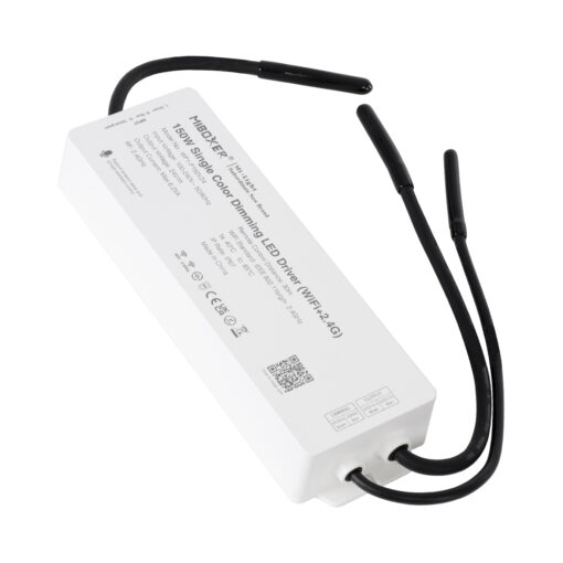 GloboStar® GloboStar® 71438 WP1-P150V24 Mi-BOXER DC Smart Wifi & RF 2.4Ghz & Push Dimming Power Supply Τροφοδοτικό SELV & Controller / Dimmer All in One AC100-240V σε DC 24V 1 x 6.25A 150W - Max 6.25A 150W - Αδιάβροχο IP67 Μ22.5 x Π7 x Υ3.5cm - 3 Years Warranty