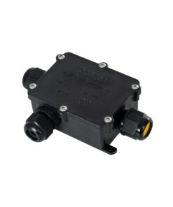 GloboStar® GloboStar® FAST-CONNECT 69922 Τριπλό Υ Αδιάβροχο IP68 Κυτίο Ταχείας Σύνδεσης & Διακλάδωσης Καλωδίων - 3 x Είσοδοι - Εσωτερική Τριπλή Κλέμα με Συμβατή Διατομή Καλωδίων 3 x 0.5mm² έως 3 x 2.5mm² - 450V 41A Max - Μ14 x Π9.5 x Υ4cm - Μαύρο - 5 Years Warranty