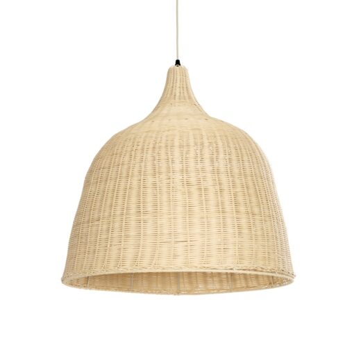 GloboStar® GLOBOSTAR® BAHAMAS 01370 Boho Κρεμαστό Φωτιστικό Οροφής με Ντουί 1 x E27 AC 220-240V IP20 - Μπεζ - Μ60 x Π60 x Υ60cm