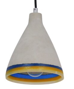 GloboStar® GLOBOSTAR® BEVIN 10001005 Μοντέρνο Κρεμαστό Φωτιστικό Οροφής με Ντουί 1 x E27 AC 220-240V IP20 - Πολύχρωμο - Μ17 x Π17 x Υ20cm