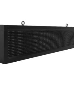 GloboStar® GLOBOSTAR®DISPLAY 90251 Κυλιόμενη Ψηφιακή Επιγραφή P10 Μονής Όψης LED AC 220-240V Αδιάβροχο IP65 Κόκκινο - WiFi Control μέσω FK APP - Αισθητήρας Θερμοκρασίας & Υγρασίας - Μ104 x Π9 x Υ24cm - 2 Χρόνια Εγγύηση