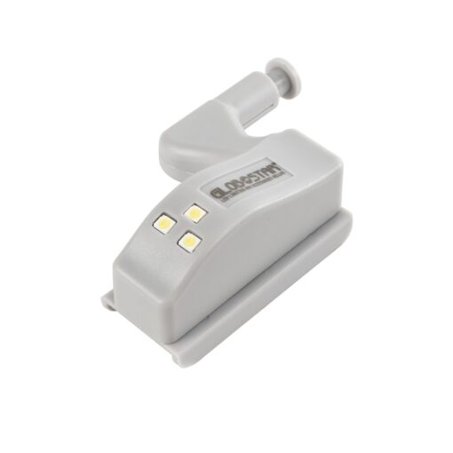 GloboStar® Φωτιστικό Ντουλάπας LED για Μεντεσέ με Διακόπτη On/Off Κουμπωτό με Μπαταρία(συμπεριλαμβάνεται) Ψυχρό Λευκό 6000k GloboStar 07032