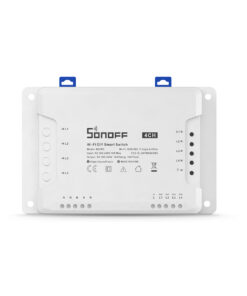 GloboStar® GloboStar® 80010 SONOFF 4CHR3 - Wi-Fi Smart Switch DIY Four Way 4 Gang - 4 Output Channel