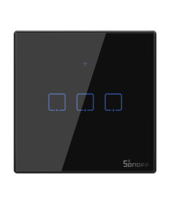 GloboStar® GloboStar® 80020 SONOFF T3EU3C-TX-EU-R2 - Wi-Fi Smart Wall Touch Button Switch 3 Way TX GR Series