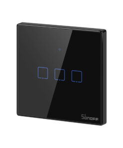 Alternative view of GloboStar® 80020 SONOFF T3EU3C-TX-EU-R2 - Wi-Fi Smart Wall Touch Button Switch 3 Way TX GR Series