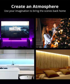 GloboStar® 80025 SONOFF L1-5050RGB-GR-5M-R2 - Smart RGB LED Light Strip Extension 5M Waterproof IP65 23 80025 11