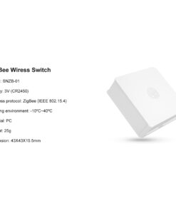 GloboStar® 80047 SONOFF SNZB-01-R3 - Zigbee Wireless 3 Way Touch Button Switch 50 80047 26