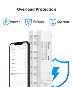 GloboStar® 80056 SONOFF SPM-4RELAY - Wi-Fi Smart Stackable Power Meter 27 80056 5